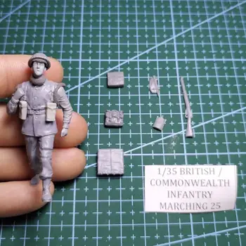 1/35 de Resina Modelo de la Figura GK，soldado Británico , sin montar y sin pintar kit