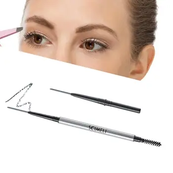 1.5 mm Suave Sudor Prueba de Reemplazo de Recarga Doble Cabezas de las Mujeres Profesionales del Maquillaje de Ojos Lápiz de Cejas Lápiz de Ojos Cosméticos