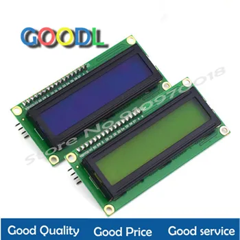1 unids/lote 1602 16x2 caracteres modulo controlador de pantalla LCD HD44780 pantalla azul/Verde blacklight LCD1602 monitor LCD