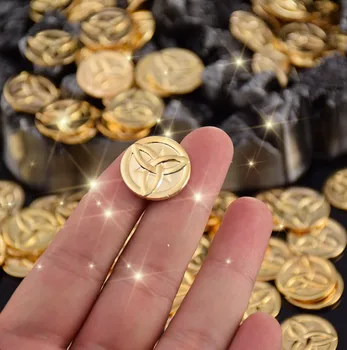 10-30Pcs Genshin Impacto Mora de Metal de Aleación de Zinc Monedas de Oro Monedas del Juego de la Colección de Monedas de Morax Cosplay Accesorios de Utilería