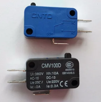 10 pcs Micro Interruptor de Límite V15 CMV100D Tipo de Botón 1NC 1NA CE Nuevo