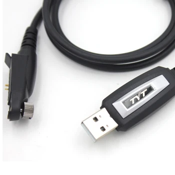 100% Original, Cable de Programación de Radio de Dos vias TYT MD398 MD-398 PC Cable USB de Alta Velocidad de la Transmisión Original de Calidad