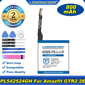100% Original LOSONCOER 800mAh PL542524GH Batería Para Amazfit GTR2 2E A1951Smart la Batería de un Reloj PL542524GH PL542524 de la Batería