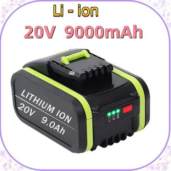 100%originalnew20v9000mAh la batería de litio recargable adecuada para worx herramientas eléctricas wa3551 wa3553 wx390 wx176 wx178 wx386 wx678