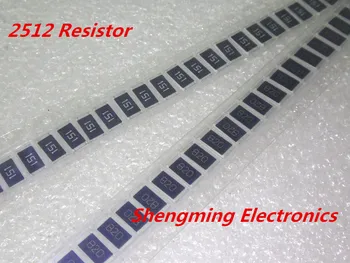 100pcs 2512 SMD 1W chip resistor resistencias de 0 ohm ~ 10M ohm 0R 10R 100R 220R 330R 470R 1K 4.7 K 10K 100K 220K 330K 470K 680K