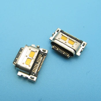 100pcs Micro USB 5Pin Jack Conector socket de Datos puerto de carga de la cola enchufe del Cable Flex Para Motorola Moto G7 G8 y el puerto