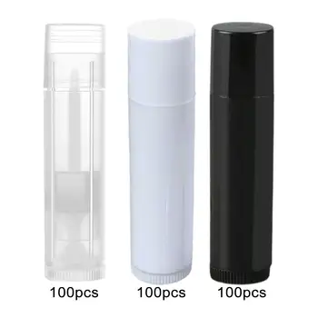 100x Brillo de Labios de Tubos de Vacío Botellas de Cosméticos Muestras Portátil Lip Stick Contenedores para el Día de san Valentín Presente Niñas Mujeres de Maquillaje