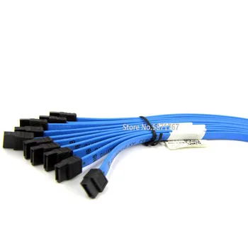 10pc/lot NUEVA Original para Servidor /estación de trabajo SATA 3 cable de datos de unidad de disco duro SAS cable CN-0C293J 0C293J