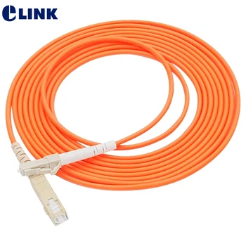 10pcs LC-SC de fibra óptica patch cable de 1M 2M 3M 5M 10M 7M Simplex cable Multimodo SC upc LC de fibra óptica puente MM SX envío gratis