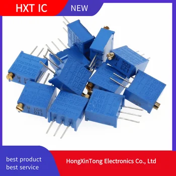 10PCS/LOT 3296W potenciómetro Kit de Alta Precisión Variable Resistor de 1K 2K 5K 10K 20K 50K 100R 200R 500K 1M 103