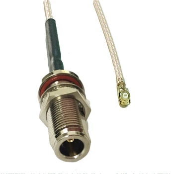 10pcs Mucho Impermeable N Hembra O-ring de U. FL IPX IPEX Conector Coaxial RF Pigtial Cable RG178 10/15/20/30cm