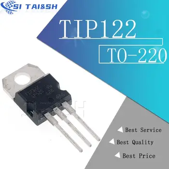 10PCS TIP122 transistor Darlington / NPN A-220