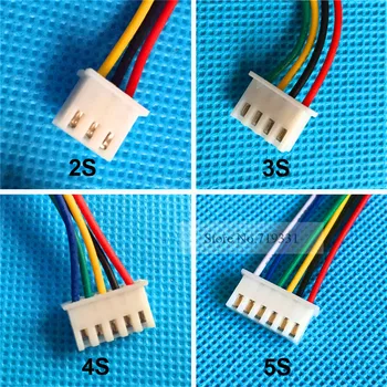 10pcs XH 2,54 mm 2-6S Equilibrio Cargador del Cable del Adaptador de Enchufe de Cada Tamaño 2pcs