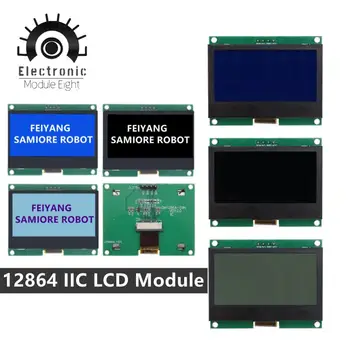 12864 IIC Módulo LCD de 128X64 I2C ST7567S COG Gráfico de la Pantalla de Visualización de la Junta de LCM Panel de 128x64 de la Matriz de Punto de la Pantalla para Arduino