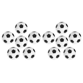 12PCS Pequeño de Estilo de Fútbol de Mesa Bolas de Futbolín de Plástico Duro de la Tabla de Bola Contraparte Juego de los Niños de Juguete
