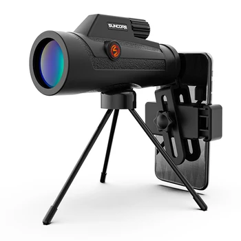 12x42/12x50 Zoom HD Monocular de Largo alcance, telescopio Potente Teléfono Celular Catalejos Para al aire libre de la Caza Camping Turismo