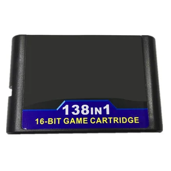 138 en 1 Hot Colección de juegos de SEGA GENESIS MegaDrive 16 Bits Cartucho de Juego para PAL y NTSC Consolas de Juego de la Versión