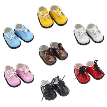 14.5 pulgadas Niñas zapatos de muñeca de moda BJD EXO zapatillas de deporte de la PU de la América recién nacido zapatos de Bebé juguetes ajuste milo muñecas