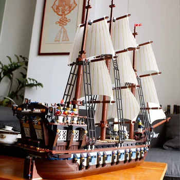 1709PCS Piratas Imperial Caribe la Construcción de Bloques Modelo Insignia de BRICOLAJE Compatible con los Juguetes de Navidad para niños Regalos Niños