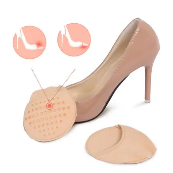 1par de la Mujer Invisible Cubierta de pies Con almohadillas de pie Topper Calcetines de Forro Antideslizante Inferior Para zapatos de Tacón Alto