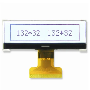 2.3 Inch132x32 LCD de Matriz de puntos Pantalla Ultra Delgada STN COG Color Gris 32P ST7565R ST7565 Paralelo Puerto Serial SPI FPC ETC de la Pantalla