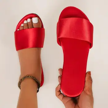 2022 Nuevas Zapatillas de Mujer de Verano de Espesor Inferior del Interior del Hogar de las Parejas de Baño Antideslizante Suave INS Fresco Ytmtloy Zapato Mujer Básicas
