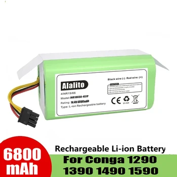 2023 nueva 14.4 v 6800mAh batería de Li-Ion Batería para Cecotec Conga 1290 1390 1490 1590 Aspiradora Genio de lujo 370 gutrend eco 520
