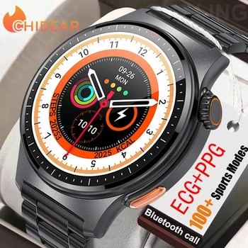 2023 Nueva Llamada Bluetooth Inteligente Reloj de los Hombres del ECG+PPG Cuerpo Monitor de Temperatura Relojes de 100+ de los Deportes de la Aptitud de seguimiento NFC Smartwatch Hombre