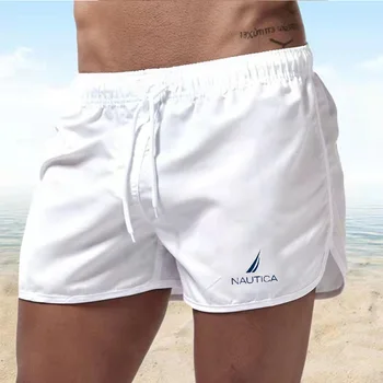 2023 Nueva Playa de Pantalones de la Marca NAUTICA de los Hombres de Moda Casual de la Personalidad Shorts Deportivos de Jogging, de Secado Rápido, Transpirable Deportes de los hombres