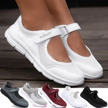 2023 Zapatillas De Deporte De Moda De Las Mujeres De Deslizamiento En Los Zapatos De Mujer Zapatillas De Deporte Suave Zapatos De Plataforma De Tamaño Más Zapatillas Mujer De Las Señoras Zapatos Vulcanizan