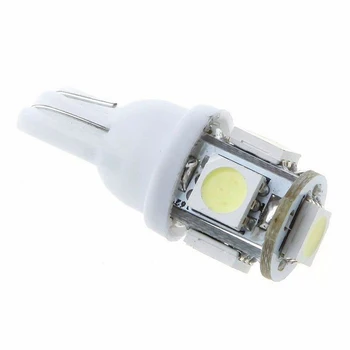 20pcs 12V T10 5050 SMD LED de la Placa de la Licencia de la Luz Interior de la Lámpara de Lectura 6000K Blanco 5W Anchura Frontal de la Lámpara de las Luces del Coche Accesorios