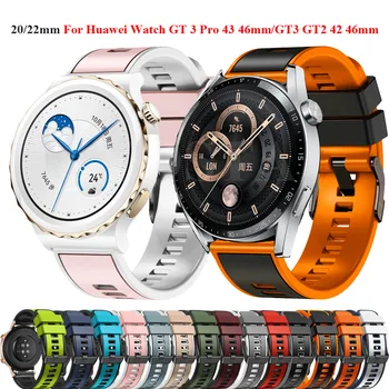 22 20mm Smartwatch de la Correa Para Huawei Watch GT2 GT 3 42 46 mm GT3 Pro 43 46 mm Pulsera de Silicona Magic2 42mm Reloj de la Correa Correa