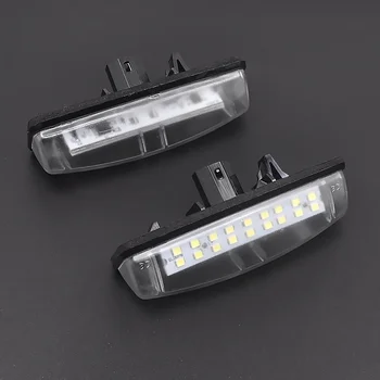 2PCS LED Luces de matrícula de iluminación Parachoques Trasero LED Luces de matrícula para LEXUS Is200 Is300 Ls430 Auto del Número de la Placa de la Lámpara