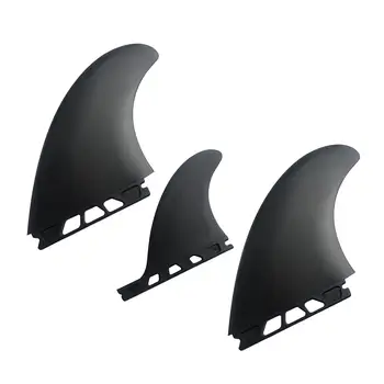 3 Piezas Suave parte Superior de Surf de la Aleta de Reemplazo de la Tabla de surf, Aletas de Canoa Longboard