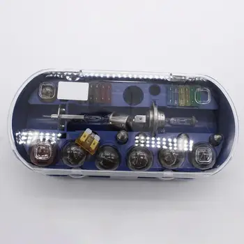 30 Piezas de Emergencia de la Bombilla Fusible Kit incluyendo H4 H7 Bombillas Fusibles de la Caja de la Lámpara