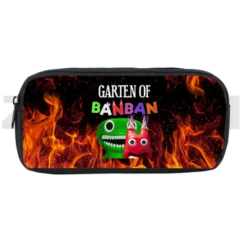 3D Garten de BanBan 2 Impresión de la caja de Lápiz de corea del Estilo de maquillaje Organizador de la Bolsa de Estudiante de Anime Lápiz Bolsa de útiles Escolares Bolsa de artículos de Tocador