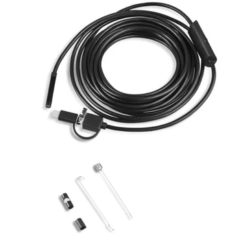 5.5 Mm TIPO C Mini USB Endoscopio 2M Duro Cable de la Serpiente Boroscopio Cámara de Inspección Para Smartphone Android para PC