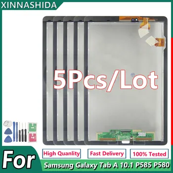 5pcs/lot de pantalla LCD Para Samsung GALAXY Tab de 10.1