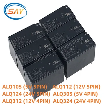 5pcs/lot Nuevo Original relé ALQ105 ALQ112 ALQ124 ALQ305 ALQ312 ALQ324 Reemplazable JQ1P-5V-F JQ1P-12V-F JQ1P-24V-F 10A 4PIN 5PIN