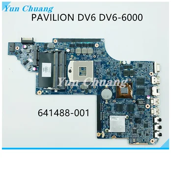 641488-001 665343-001 659148-001 650799-001 Para HP Pavilion DV6 DV6-6000 de la Placa base del ordenador Portátil HM65 DDR3 HD 6770M de 2 gb Gráficos