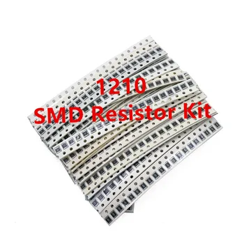 660Pcs 1210 SMD Combinación de resistencias Kit de 1/2W 1 ohm-1M Ohm de Error de+-5% 33 Valor X 20=660 Kits de Muestra