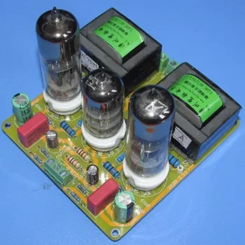 6N1 empuje 6N6 tubo push-pull pequeño amplificador de potencia de la junta 1.5WX2 estéreo, 4Ω 8Ω de salida, mini amplificador está disponible