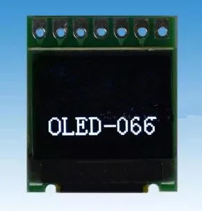 7 clavijas de COG Blanco Módulo OLED SSD1306 Unidad de 3,3 V IC 64*48