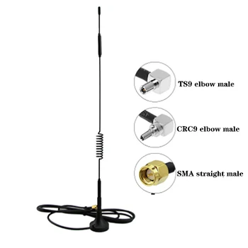 700-2700MHz 12dBi 2G 3G 4G LTE Magnético de la Antena TS9 CRC9 SMA Conector Macho GSM Externo de la Antena del Router
