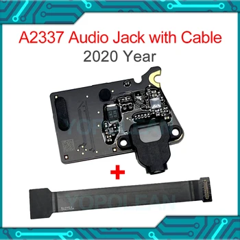 A finales de 2020 A2337 de Auriculares Jack de Audio de la Junta con Flex Cable 820-01929-Un 821-03452-Una Para el MacBook Air Retina de 13