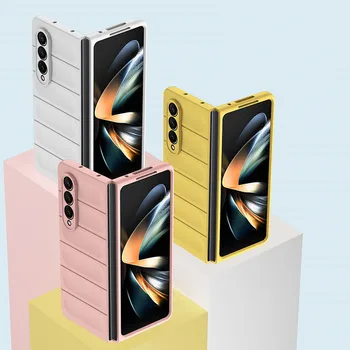A prueba de golpes Delgado Delgado Protección de la Bolsa del Caso para Samsung Galaxy Z 4 Veces Fold4 Fold3 Veces 3 Zfold4 5G Accesorios del Teléfono Coque