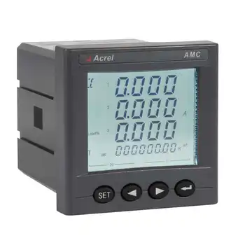 AC Kwh LCD Digital trifásico Medidor de Energía Eléctrica AMC72L-E4/KC Con Rs485 Modbus-RTU de Comunicación