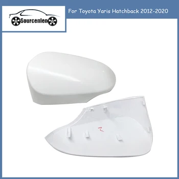 Accesorios Para El Coche Toyota Yaris Hatchback 2012-2020 Espejo Retrovisor Cubierta De La Tapa De La Cubierta Del Caso