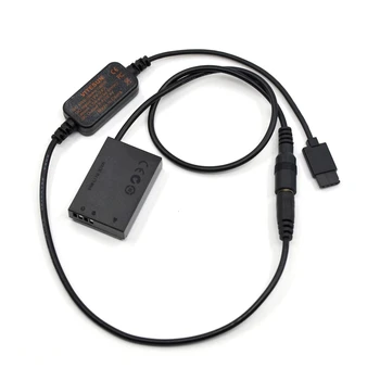 Adaptador de Cable+LP-E12 ficticio de la Batería DR-E15 DC Acoplador Para DJI Ronin-S A la fuente de Alimentación Para Canon EOS 100D kiss x7 EOS 100D