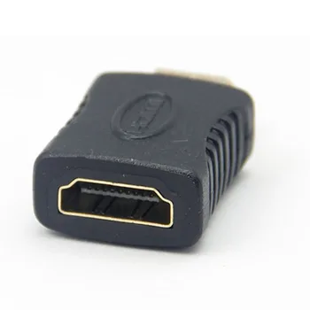 Alta Calidad Chapado en Oro compatible con HDMI Macho a Mini HDMI-compatible Femenino Completo compatible con HDMI Adaptador Convertidor para HDTV